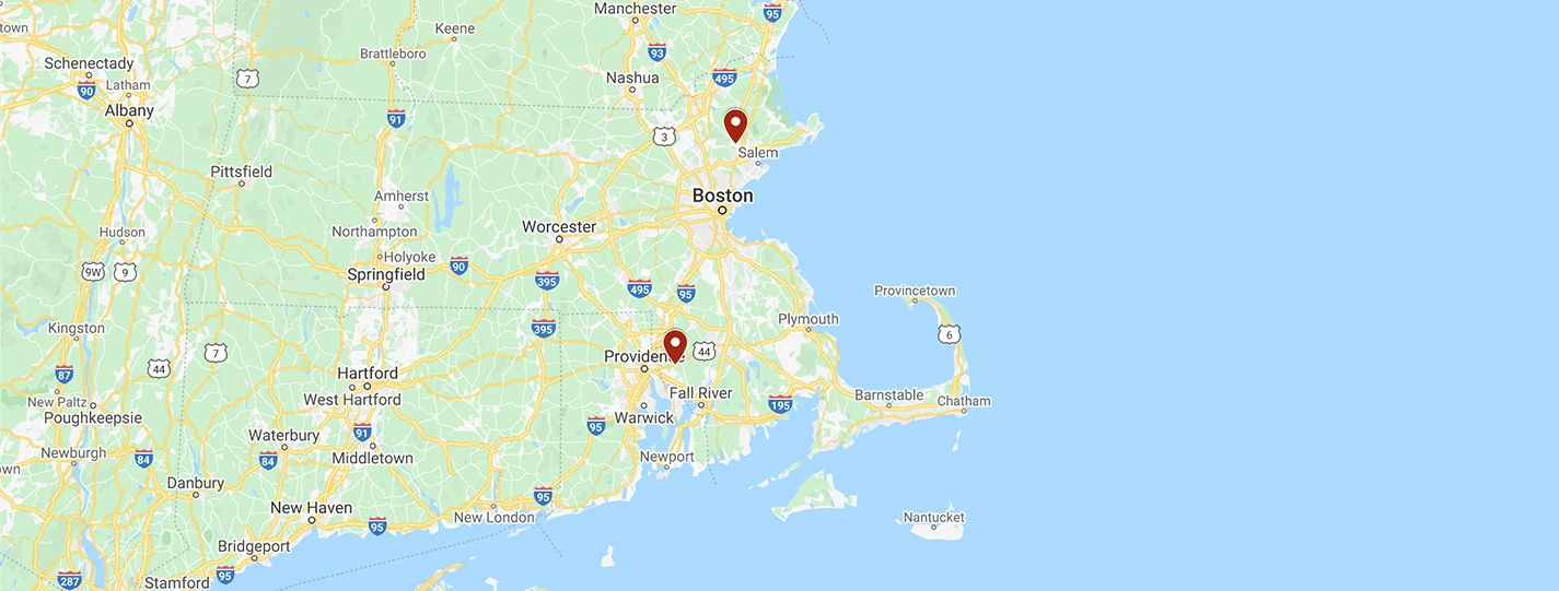 Massachusetts Office Map