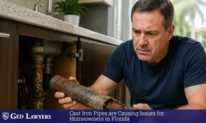 Florida Cast Iron Pipe Damage