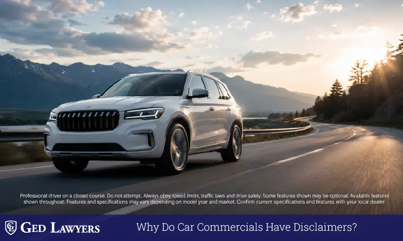 Car commercial legal disclaimers guide